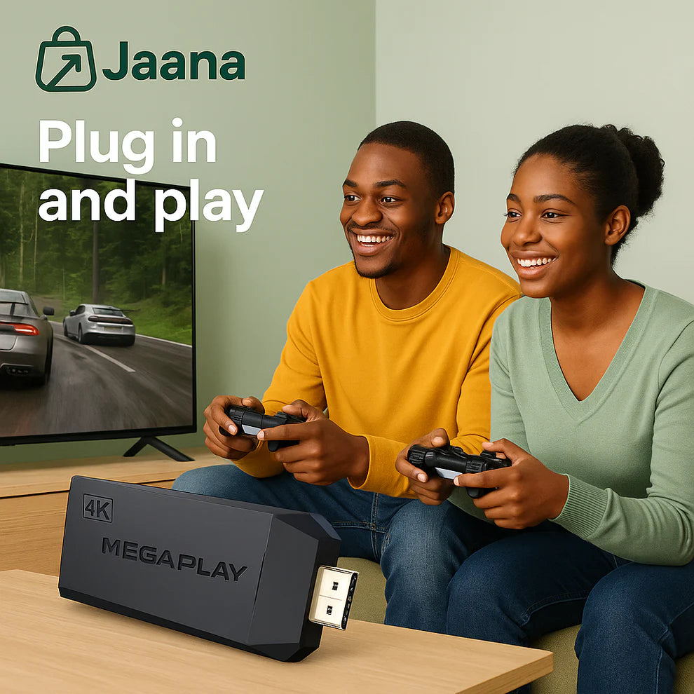 MegaPlay 2 ™ Game stick –30.000+ Jeux (2 Manettes Sans Fil gratuites incluses) + livraison gratuite